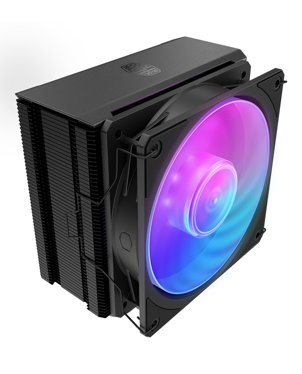 Cooler Master Hyper 212 3DHP Black ARGB Processeur Refroidisseur d'air 12 cm Noir 1 pièce(s)