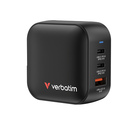 Verbatim Mini GaN Charger 70W Universel Noir Secteur Charge rapide Intérieure