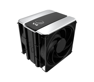 Cooler Master V4 Alpha 3DHP Black Processeur Refroidisseur d'air 12 cm Noir 1 pièce(s)