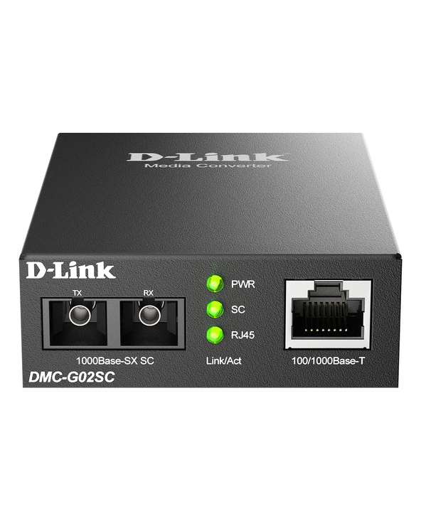 D-Link DMC-G02SC/B convertisseur de support réseau 1000 Mbit/s Multimode