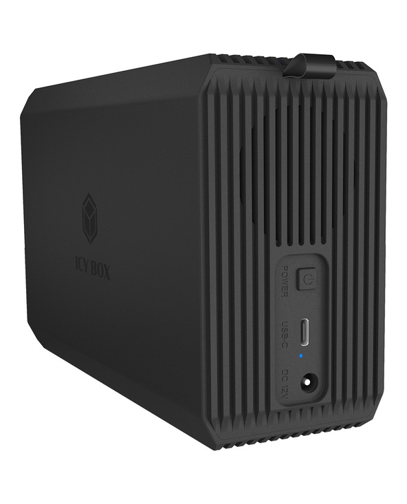 ICY BOX IB-RD3720-CU3 Boîtier disque dur/SSD Noir 2.5/3.5"