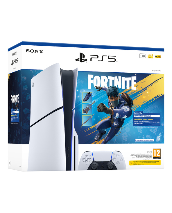 Sony PlayStation 5 - Fortnite Flowering Chaos Bundle 1 To Wifi Noir, Blanc