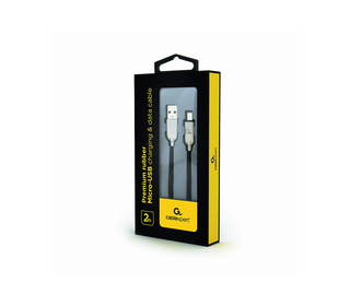 Gembird CC-USB2R-AMMBM-2M câble USB USB 2.0 Micro-USB B USB A Noir