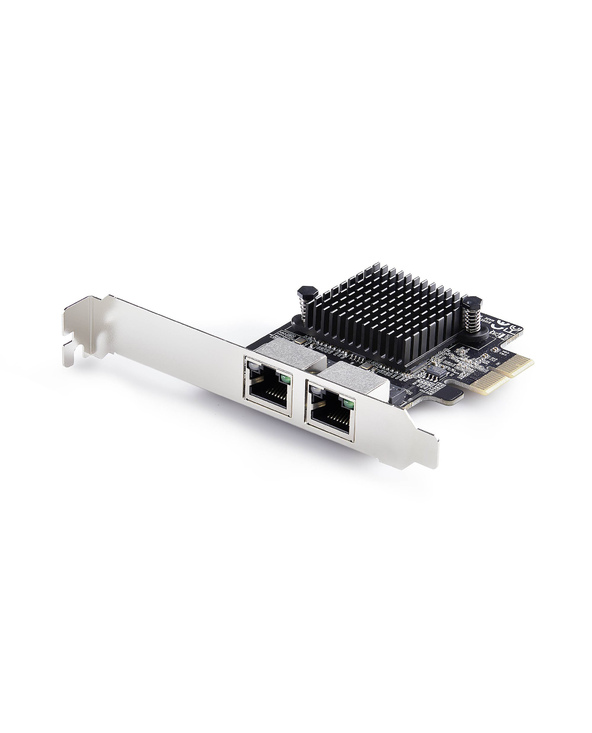 StarTech.com Carte Réseau PCIe Gigabit 5G à 2 Ports, Carte LAN PCI Express 5G/2,5G/1G/100M/10M, Realtek RTL8126, Windows et Linu