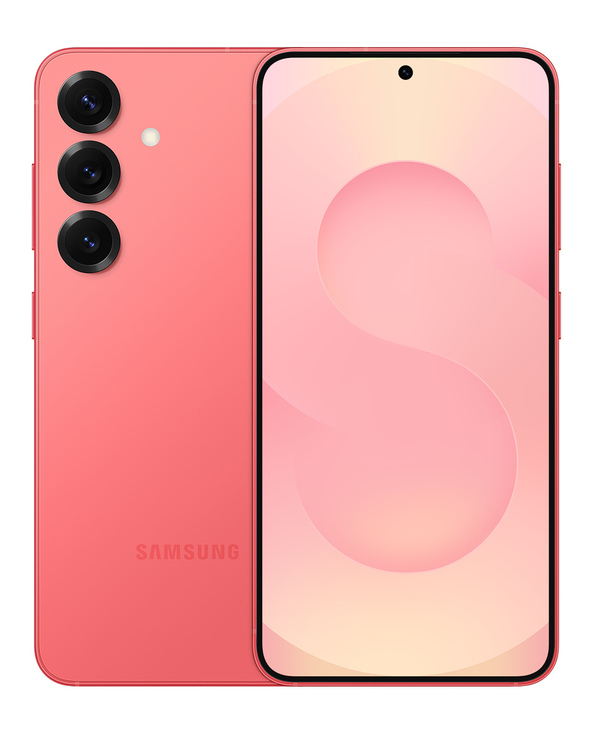 Samsung Galaxy S25 SM-S931B/DS 6.2" 512 Go Corail, Rouge