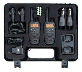 Stabo freecomm 700 radio bidirectionnelle 8 canaux Noir