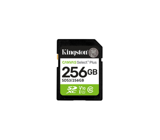 Kingston Technology 256 Go SDXC Canvas Select Plus Gen3 150 Mo/s C10 UHS-I U1 V10