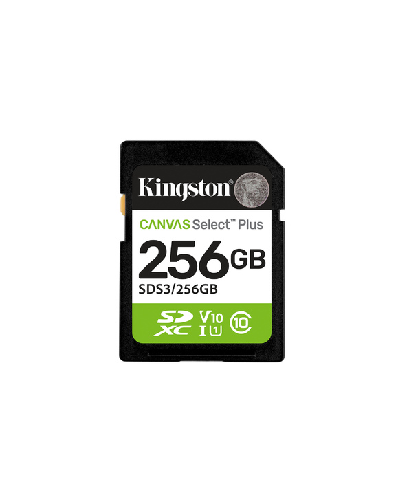 Kingston Technology 256 Go SDXC Canvas Select Plus Gen3 150 Mo/s C10 UHS-I U1 V10
