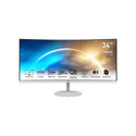 MSI Pro MP341CQWDE 34" UltraWide Quad HD 4 ms Blanc