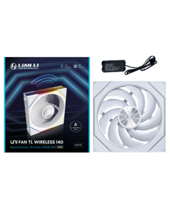 Lian Li 14RTL1W1W système de refroidissement d’ordinateur Boitier PC Ventilateur 14 cm Blanc 1 pièce(s)