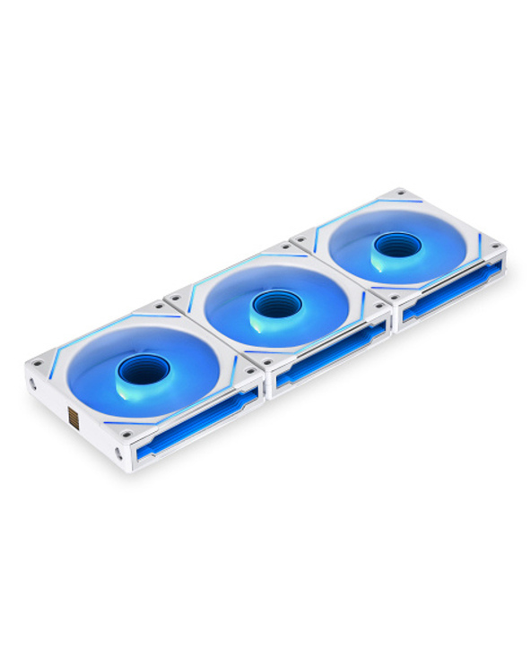 Lian Li Uni Fan 12RSLIN3W système de refroidissement d’ordinateur Boitier PC Ventilateur 12 cm Blanc