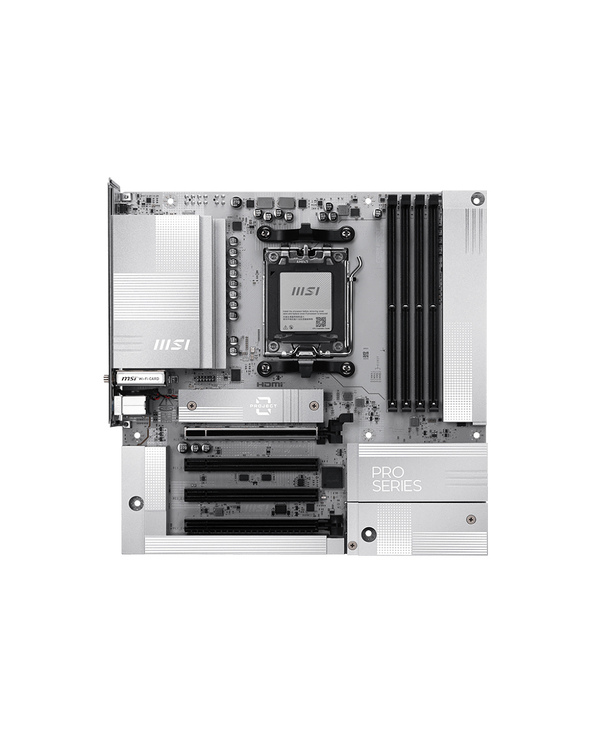 MSI AM5 PRO B850M-A WIFI PZ M-ATX AMD B850 Emplacement AM5 micro ATX