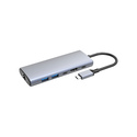 DLH DY-SA5260 hub & concentrateur USB Type-C 10000 Mbit/s Gris