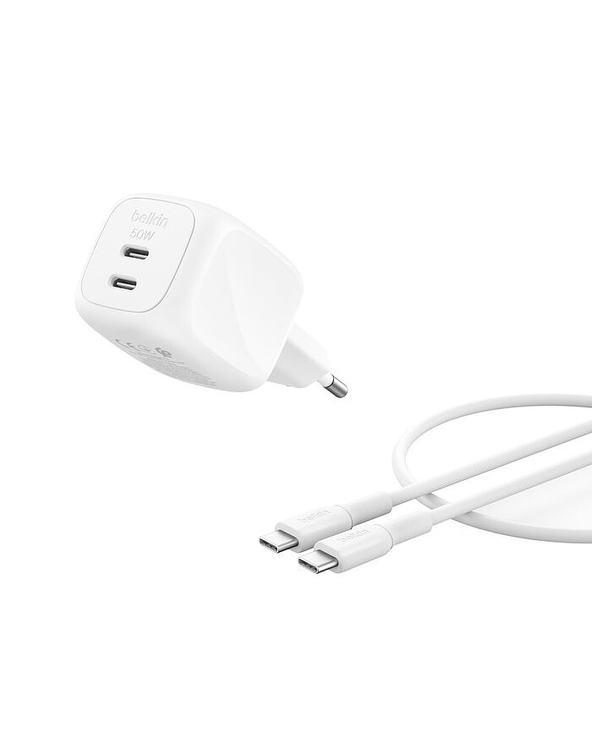 Belkin WCH019kq1MWH-B6 Universel Blanc Secteur Charge rapide Intérieure