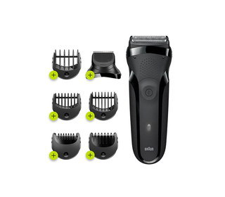 Braun Series 3 300BT Rasoir rotatif Tondeuse Noir