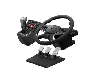 Hori Force Feedback Truck Control System Noir USB Volant + Pédales + Joystick PC