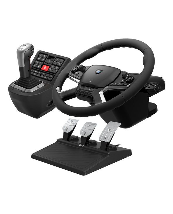 Hori Force Feedback Truck Control System Noir USB Volant + Pédales + Joystick PC