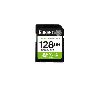 Kingston Technology 128 Go SDXC Canvas Select Plus Gen3 150 Mo/s C10 UHS-I U1 V10