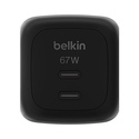 Belkin WCH020kqBK Universel Noir Secteur Charge rapide Intérieure