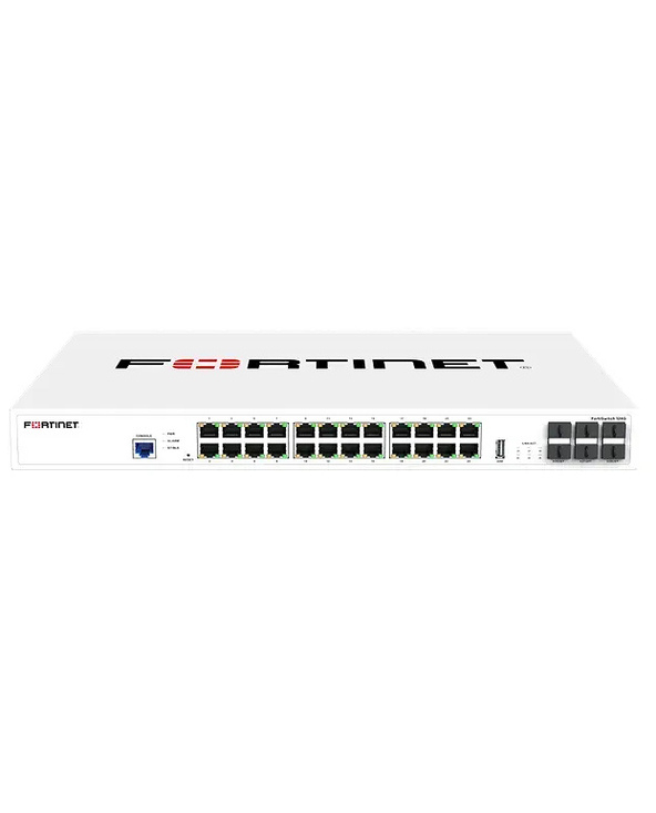 Fortinet FS-124G commutateur réseau Géré L2 10G Ethernet (100/1000/10000) Connexion Ethernet, supportant l'alimentation via ce p