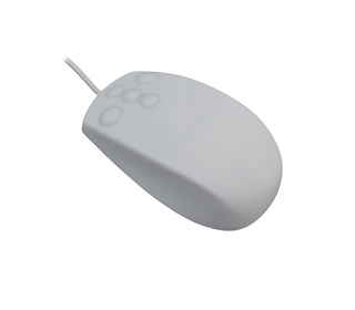 MCL MP2B99AZZZZSS269W - optique étanche silicone - Blanc souris Universel Ambidextre USB Type-A + PS/2 800 DPI