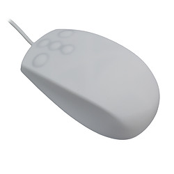 MCL MP2B99AZZZZSS269W - optique étanche silicone - Blanc souris Universel Ambidextre USB Type-A + PS/2 800 DPI