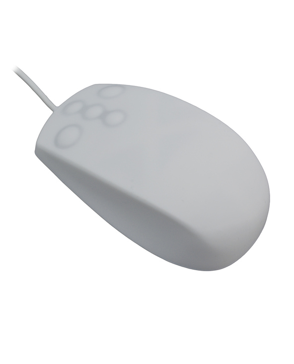 MCL MP2B99AZZZZSS269W - optique étanche silicone - Blanc souris Universel Ambidextre USB Type-A + PS/2 800 DPI