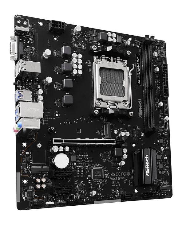 Asrock A620AM-HVS AMD A620A Emplacement AM5 micro ATX