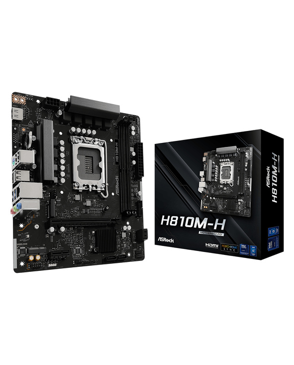 Asrock H810M-H Intel H810 LGA 1851 (Socket V1) micro ATX