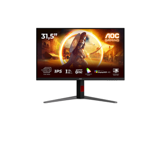 AOC G4 U32G4U 31.5" 4K Ultra HD 1 ms Noir, Rouge