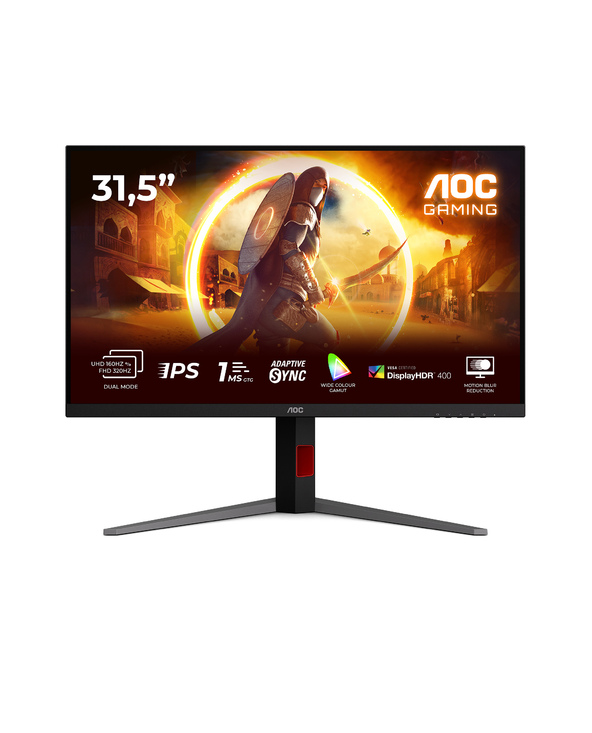AOC G4 U32G4U 31.5" 4K Ultra HD 1 ms Noir, Rouge