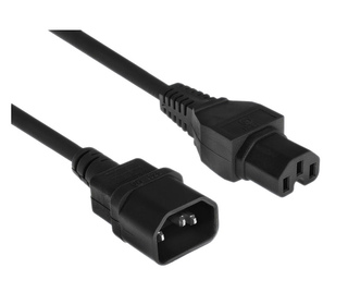 DLH DY-WU5134 câble électrique Noir 1,8 m Coupleur C14 Coupleur C15