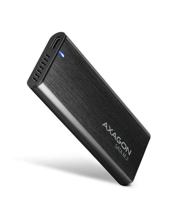 Axagon EEM2-SBC externes Gehäuse für M.2 SSDs USB-C 3.2 Gen 2 - schwarz Enceinte ssd Noir