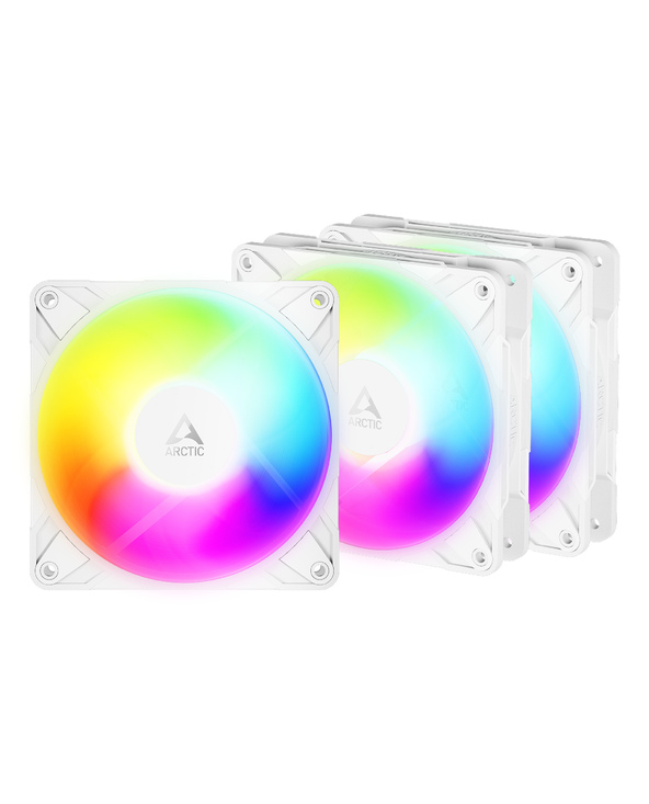 ARCTIC Freezer P12 Pro Reverse A-RGB (White) - 3 Pack Boitier PC Ventilateur 12 cm Blanc 3 pièce(s)