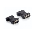 DeLOCK 65017 changeur de genre de câble DVI-I VGA 15-pin M Noir