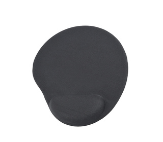 Gembird MP-GEL-BLACK tapis de souris Noir