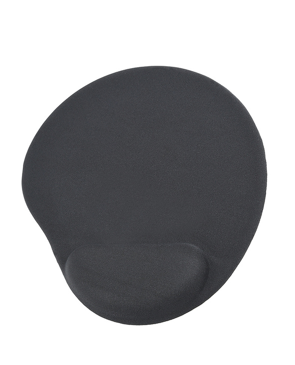 Gembird MP-GEL-BLACK tapis de souris Noir