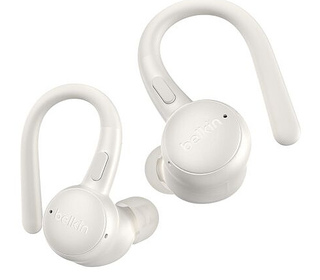 Belkin SoundForm ActiveFit Casque Avec fil &sans fil Crochets auriculaires Appels/Musique USB Type-C Bluetooth Blanc