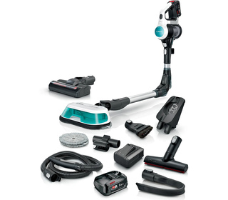 Bosch BSS712XHYG aspirateur balai et balai électrique Aspirateur-balai 2 en 1 Batterie Sec HEPA Sans sac 0,3 L Couleur aqua, Noi