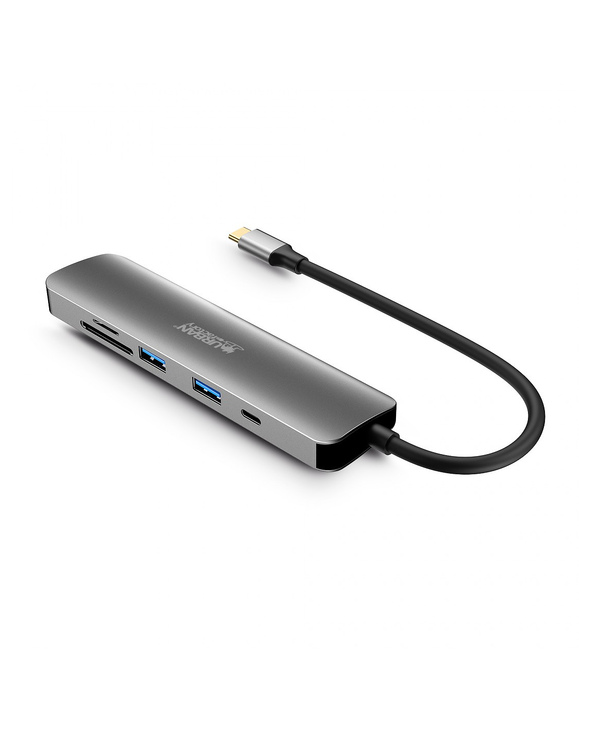 Urban Factory MHC45UF station d'accueil Avec fil USB 3.2 Gen 1 (3.1 Gen 1) Type-C Gris