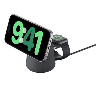 Belkin BoostCharge Pro Casques, Smartphone, Smartwatch Charbon de bois Secteur Recharge sans fil Charge rapide Intérieure