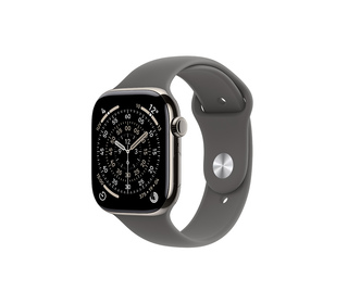 Apple Watch Series 11 OLED 46 mm Numérique 416 x 496 pixels Écran tactile 5G Titane Wifi GPS (satellite)