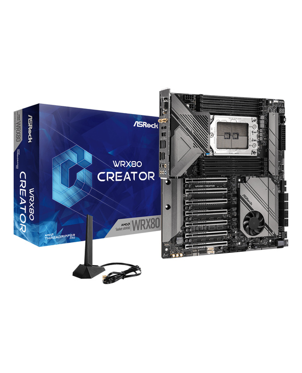 Asrock WRX80 CREATOR R2.0 AMD WRX80 Emplacement sWRX8 ATX étendu
