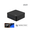 MSI Cubi Z AI 8M R7 8845HS FS 16GB 1TB W11P Mini PC AMD Ryzen 7 16 Go 1 To Windows 11 Pro Noir