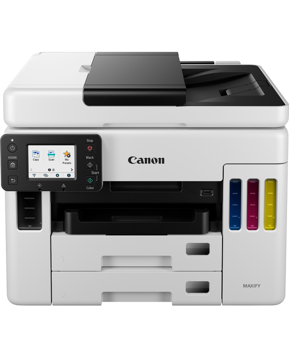 Canon MAXIFY Imprimante jet d'encre MegaTank multifonction rechargeable couleur sans fil GX7050