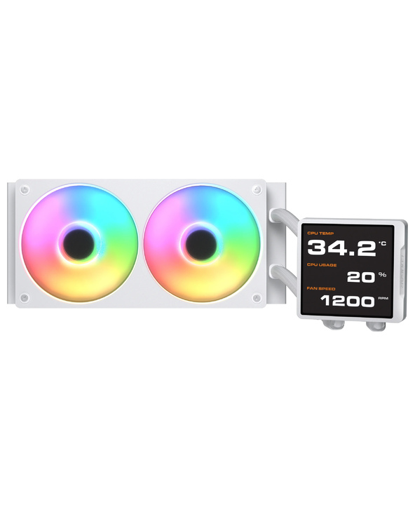 COUGAR CGR-PSDVPRGB-W-240 Processeur Refroidisseur de liquide tout-en-un 12 cm Blanc