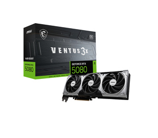 MSI VENTUS GeForce RTX5080 16G 3X OC NVIDIA GeForce RTX 5080 16 Go GDDR7