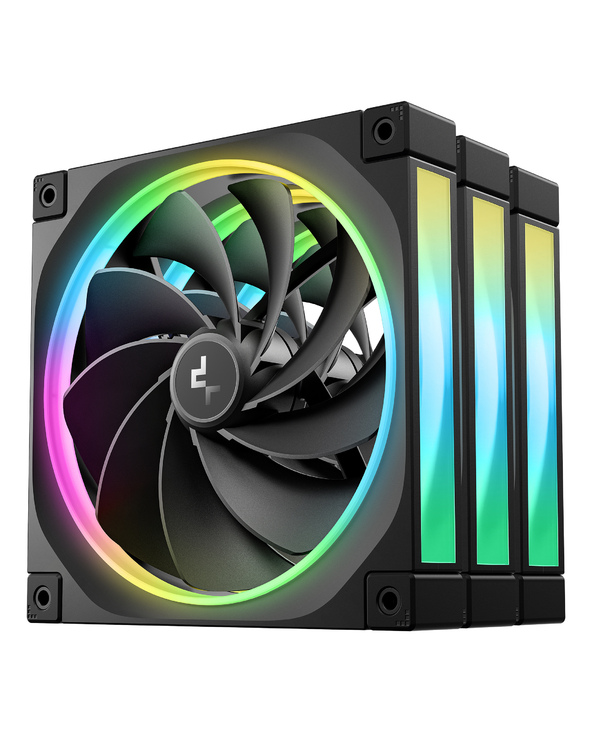 DeepCool FL14R Boitier PC Ventilateur 14 cm Noir 3 pièce(s)