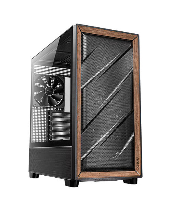 Antec 0-761345-10133-2 unité centrale Midi Tower Noir, Bois