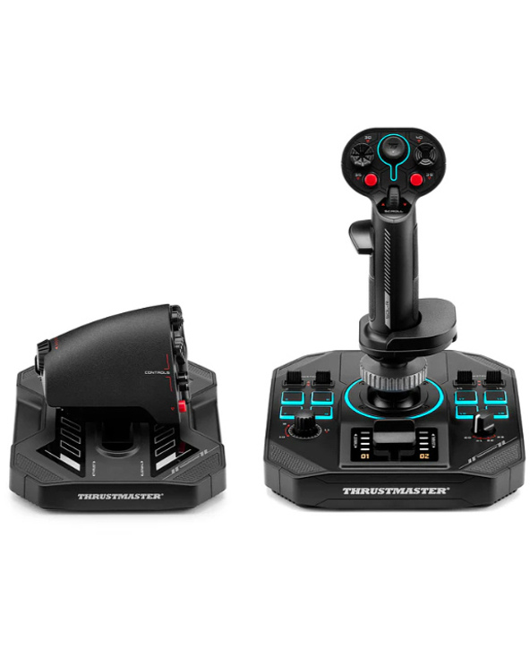 Thrustmaster Sol-R 4 HOTAS Noir USB Joystick + levier de commande du moteur Analogique/Numérique PC